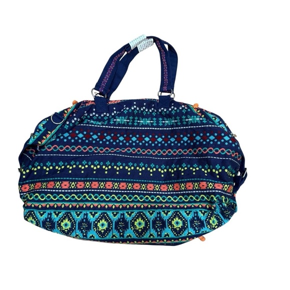 America and Beyond duffle overnight travel bag and cosmetic bag embroidered - Picture 3 of 11